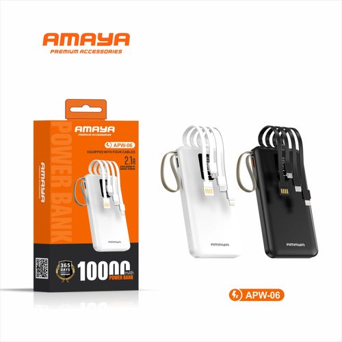 DISCOUNTED DEALS!!!Amaya APW-06 10,000mAh Power Bank.2.1A Four Cables
