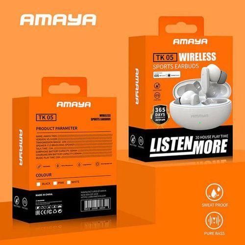 DISCOUNTED DEALS!!!!Amaya TK-05 Wireless Sports Earbuds 20 Hours Play Time -
