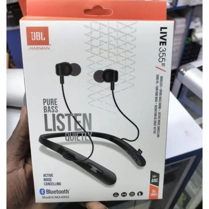 DISCOUNTED DEALS!!!Jbl MJ-6955 Wireless Neckband Earphones – Pure Bass Sound with Active Noise Cancelling & Bluetooth