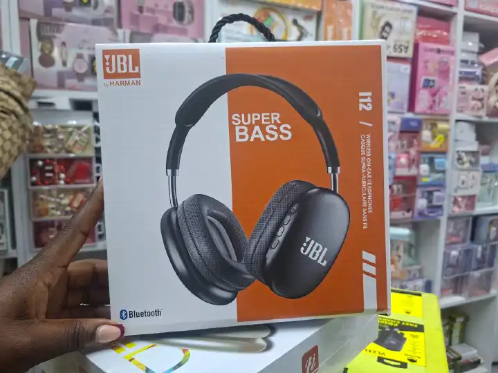 DISCOUNTED DEALS!!!JBL i12 Wireless Headset – Super Bass Wireless Bluetooth Headphones With Microphone and Noise Cancellation Gaming Headset Stereo HiFi Earphones