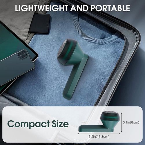 DISCOUNTED DEALS!!!Sweater Pill Remover Fabric Shaver USB Rechargeable Electric Lint Remover for Clothes 6 Leaf Blades Battery Operated Sweater Shaver for Lint Balls Furniture Couch Blanket