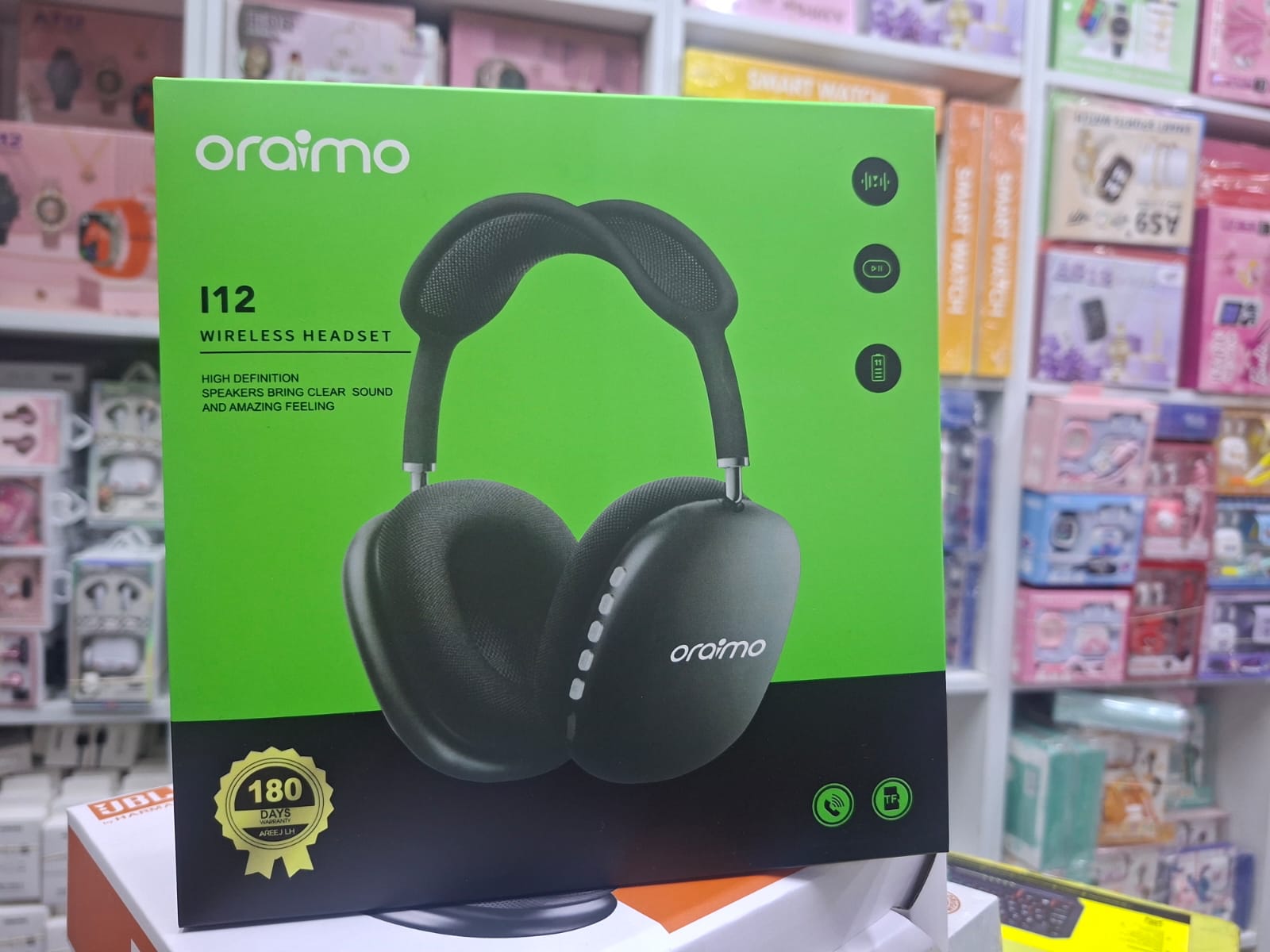 DISCOUNTED DEALS!!!Oraimo On-Ear Headphones – Wireless Bluetooth Lightweight, Comfort Fit, Hi-Fi Sound for Music & Calls