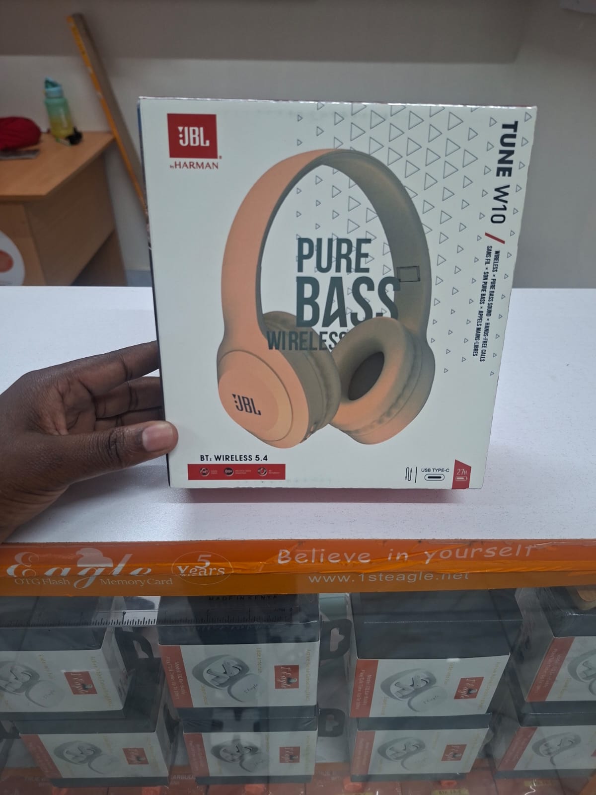 FLASH SALE  DEALS!!Jbl W10Bluetooth Headset On-Ear Headphones, 450 mAh Battery, Bluetooth 5.3, JBL Pure Bass Sound, Built-in Microphone, HD Calls, Noise Cancellation, Volume Control - Headphones