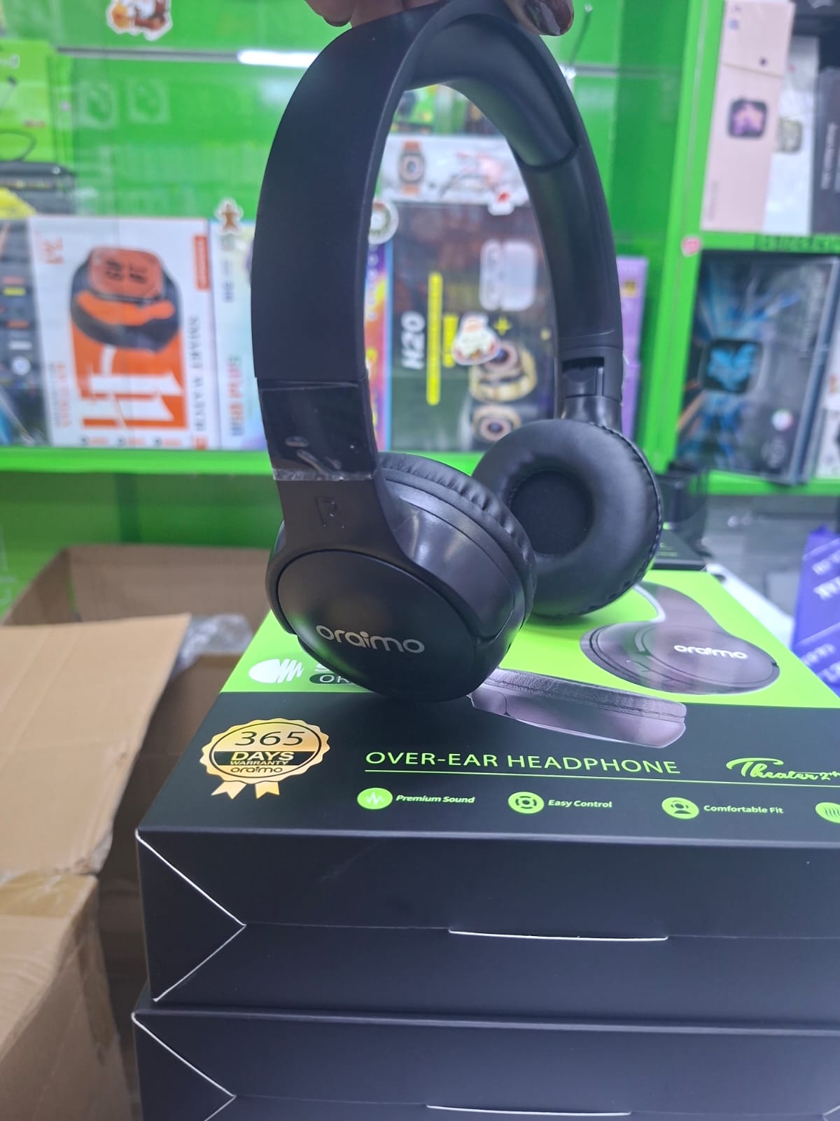 DISCOUNTED DEALS!!!Oraimo 510BT On-Ear Bluetooth Headphones - Wireless Noise Cancelling Headset with Microphone, Hi-Fi Sound, 40H Playtime, Foldable Design for Travel, Work, and Music