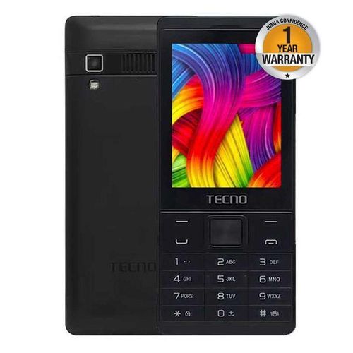 TIME LIMITED DEALS!!!Tecno T528 ,,16MB + 8 MB ,,2500 mAh,,FM,,,(Dual SIM) - Black