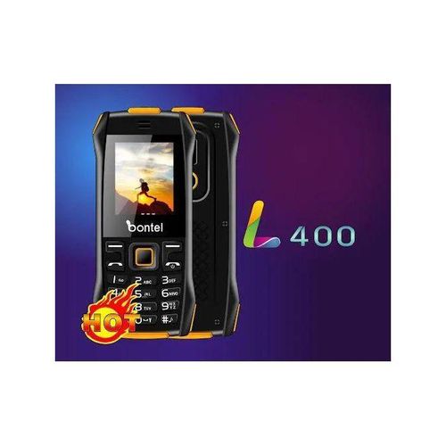 Bontel L400 Plus Feature Phone, 1.77" Screen Display, Dual sim card, Big Torch Light, Battery capacity 1000mAh,Camera Button phone
