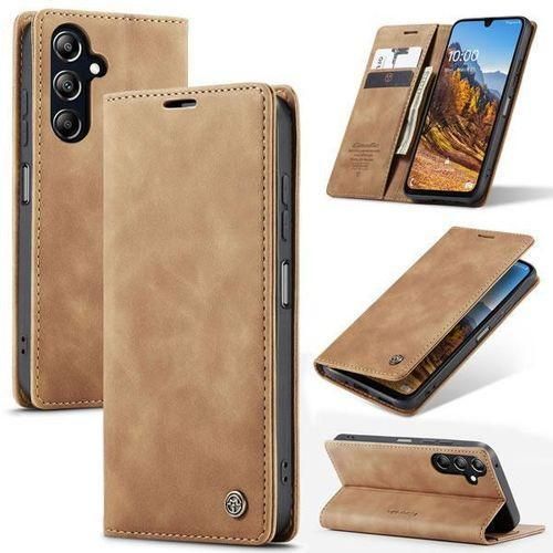 Caseme Wallet Flip Leather with Card Holder Magnetic closurefor A06,A07,A15,A16,A17,A25,A26,A35,A36,A55,A56,S24,S25,15C,Spark 40,Spark 40 pro+,Camon 40 pro,Camon 50 pro,Hot 60i,Hot 50 pro+,Hot 60 pro+