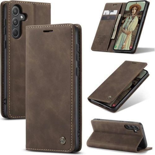 Caseme Wallet Flip Leather with Card Holder Magnetic closurefor A06,A07,A15,A16,A17,A25,A26,A35,A36,A55,A56,S24,S25,15C,Spark 40,Spark 40 pro+,Camon 40 pro,Camon 50 pro,Hot 60i,Hot 50 pro+,Hot 60 pro+