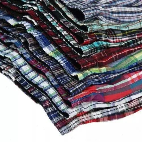 6Pcs Pure Cotton Assorted Mens Checked Boxers 100% High Quality Soft.