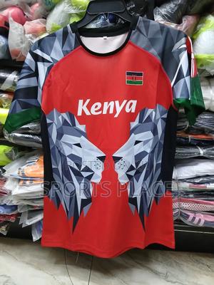 NEW TREND Unisex Kenyan Jersey Team Kenya RUGBY Jersey Kenyan Flag Weekend Daywear Gym Fitness Gameday Streetwear Airport Aesthetics Chill Travel Errands