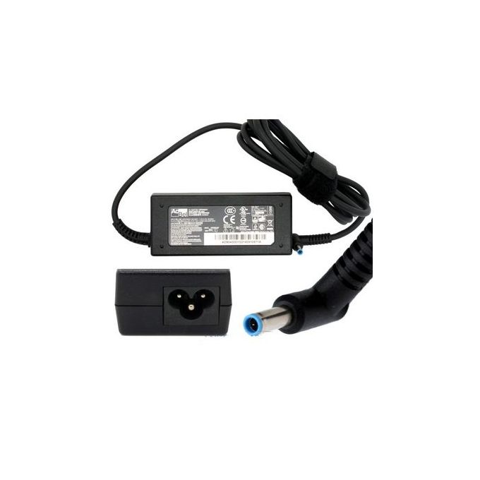 HP Laptop Charger 19.5V 3.33A Blue PIN With Power Cable Black
