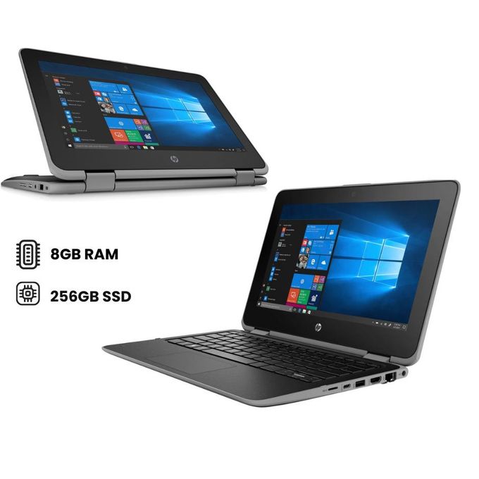 Limited Time Offer Refurbished HP Probook 11 G6 EE Laptop 10th Generation X360 Touchscreen Laptop Core i5 8 GB Ram 256GB SSD 10th Generation 12.5 Inch Screen in Size With Windows and Office Installed