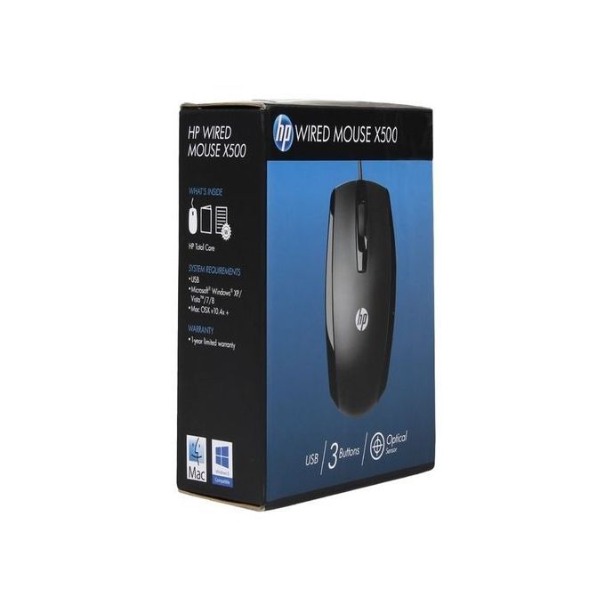 Limited Hot Offers Cheap Fast Selling HP Wired USB Mouse X500 Optica Available USB port; Microsoft Windows XP/Vista/7/8 or Mac OSX 3 buttons: two primary buttons and clickable scroll wheel.