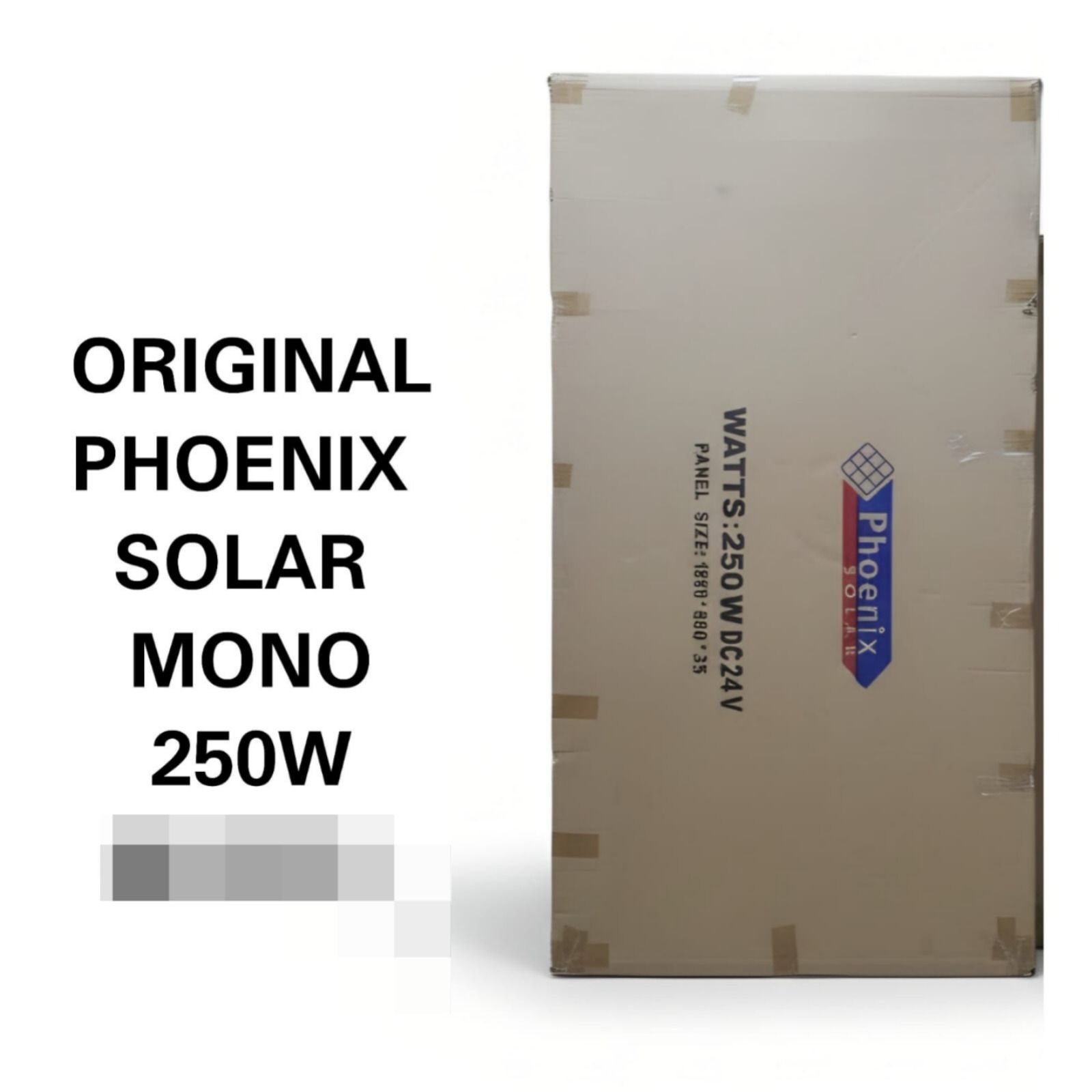 Phoenix 250W Solar Panel – High Efficiency Monocrystalline Panel