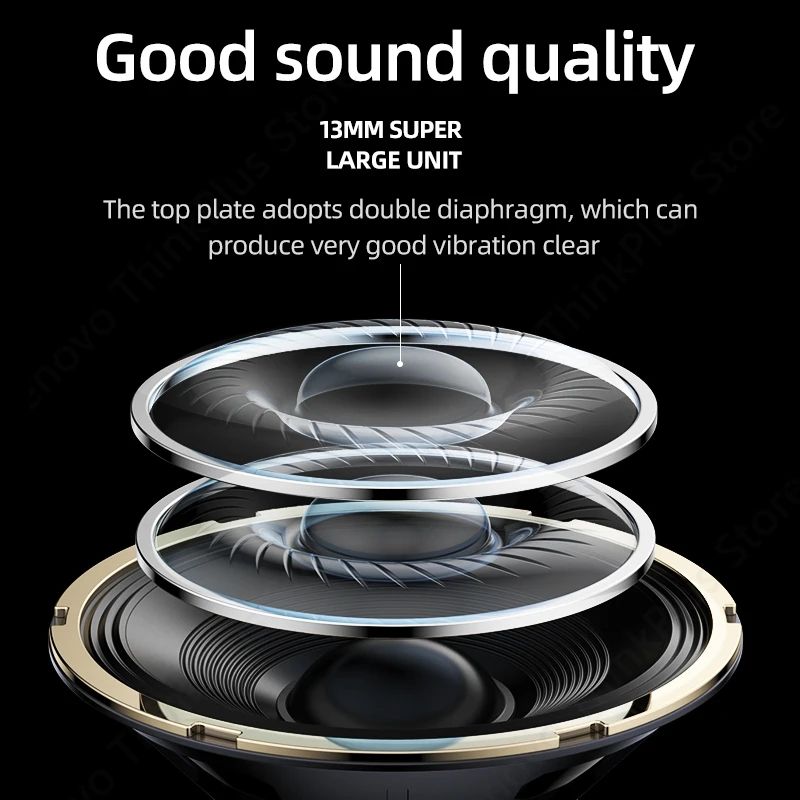 Lenovo LP40 Earphones TWS Wireless Bluetooth 5.0 Earbuds Bass Touch Control Stereo Noise Reduction Long Standby 230mAH