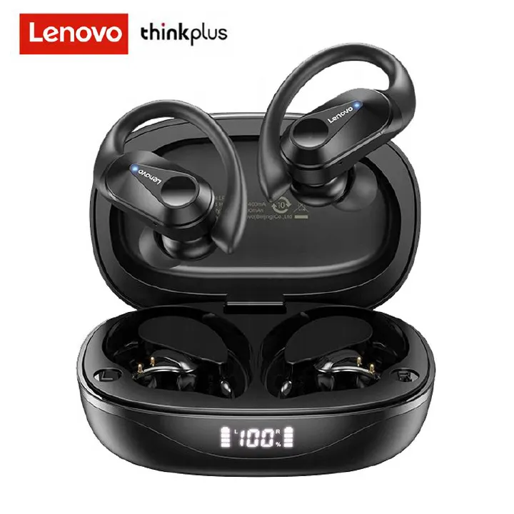 Lenovo LP75 TWS Bluetooth 5.3 Earphones Sports Wireless Headphones Waterproof HiFi Stereo Wireless Earbuds with Mics 400mAh