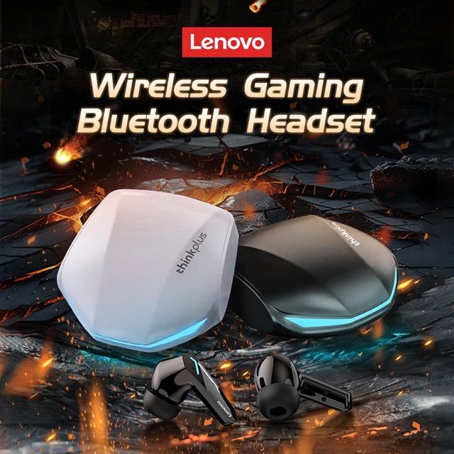Lenovo GM2 Pro TWS Gaming Bluetooth Earphone Bluetooth 5.3 Low Latency Wireless Headset with Mic 3D Stereo Bass True Wireless Gamer Earbuds