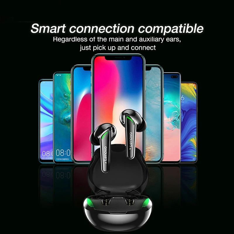 Lenovo XT92 True Wireless Earbuds BT5.1 Gaming Earphone Low Latency Game Headphones Touch Control Sport Headset with Mic 300mAh Charging Case