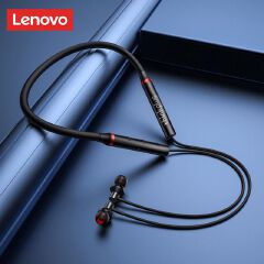 Lenovo HE05/HE05X Bluetooth Headset IPX5 Waterproof Sports Headphones Magnetic Neckband Wireless Headphones ios Android with Microphone