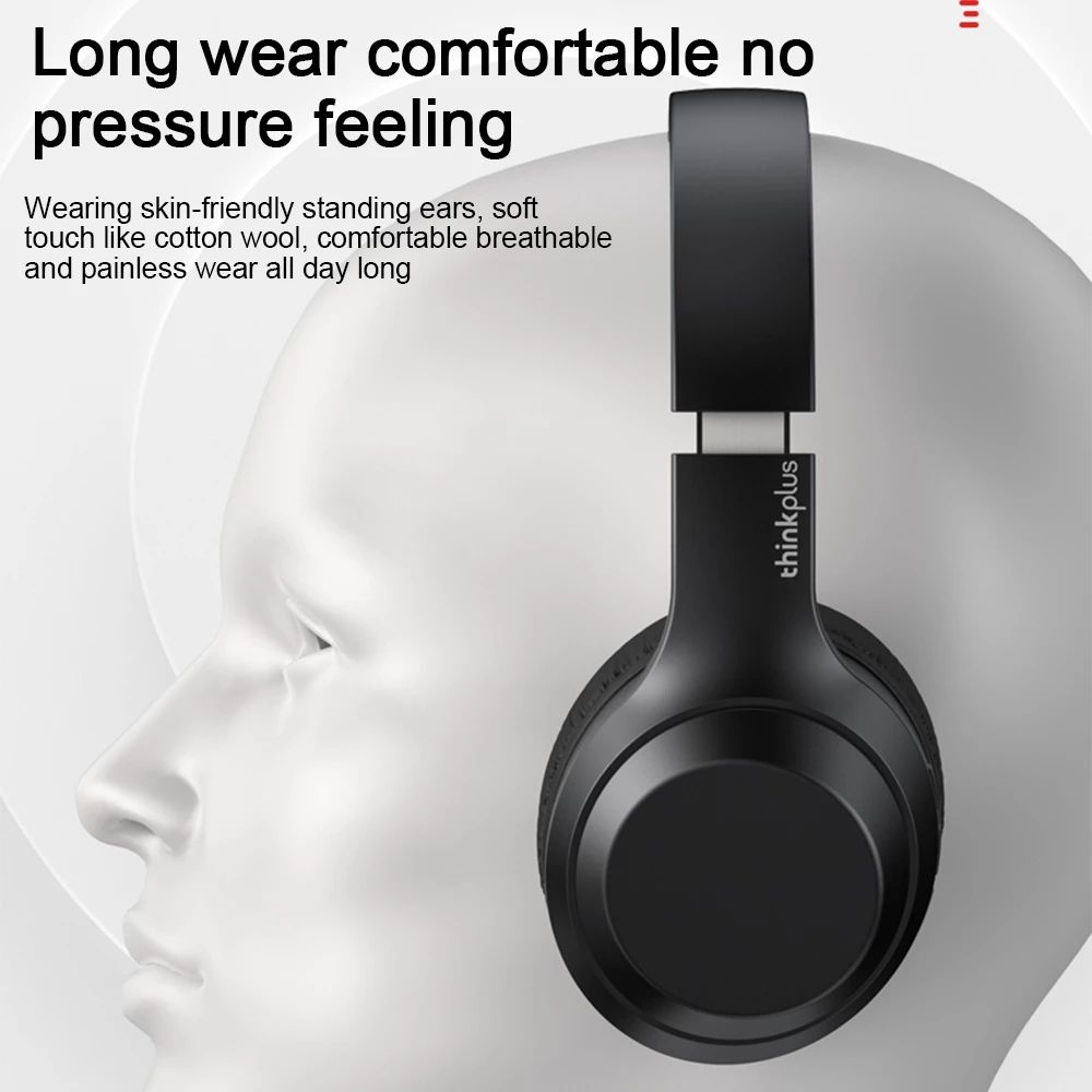 Lenovo TH10 Wireless Headphones Bluetooth Earphones Waterproof Reduce HiFi Music Headset with Mic for Android IOS PC