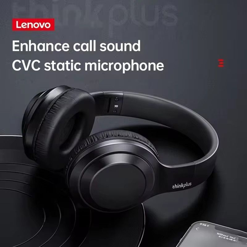 Lenovo TH10 Wireless Headphones Bluetooth Earphones Waterproof Reduce HiFi Music Headset with Mic for Android IOS PC