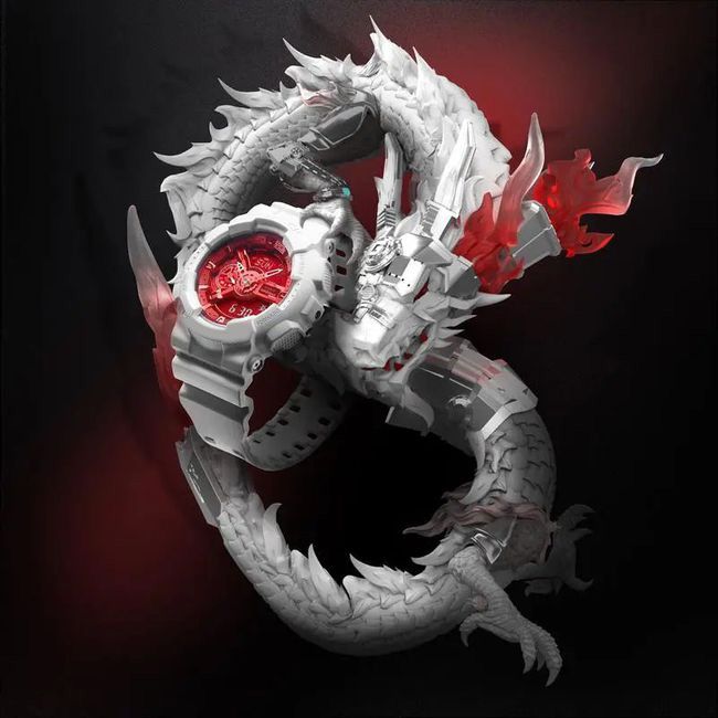 【2YEARS WARRANTY】GShock Casual Fashion Men’s Watches Men Sports Watches Automatic light Watch For Man GA-110DBR-7A