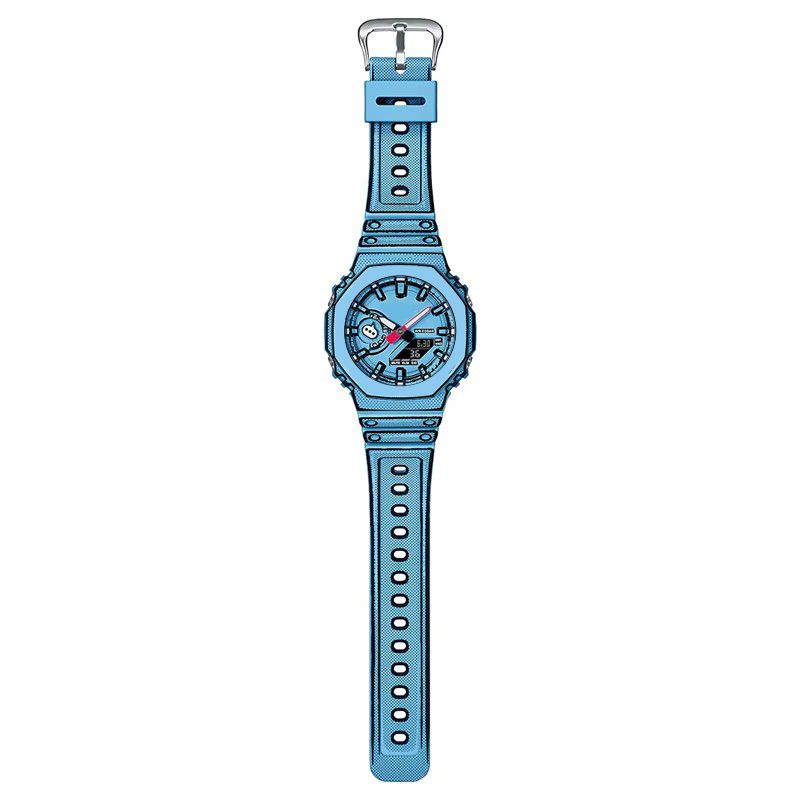 【2YEARS WARRANTY】GShock Octagonal Oak GA-2100MNG-2A shockproof Military Waterproof Sport LED Digital Quartz Men Watch