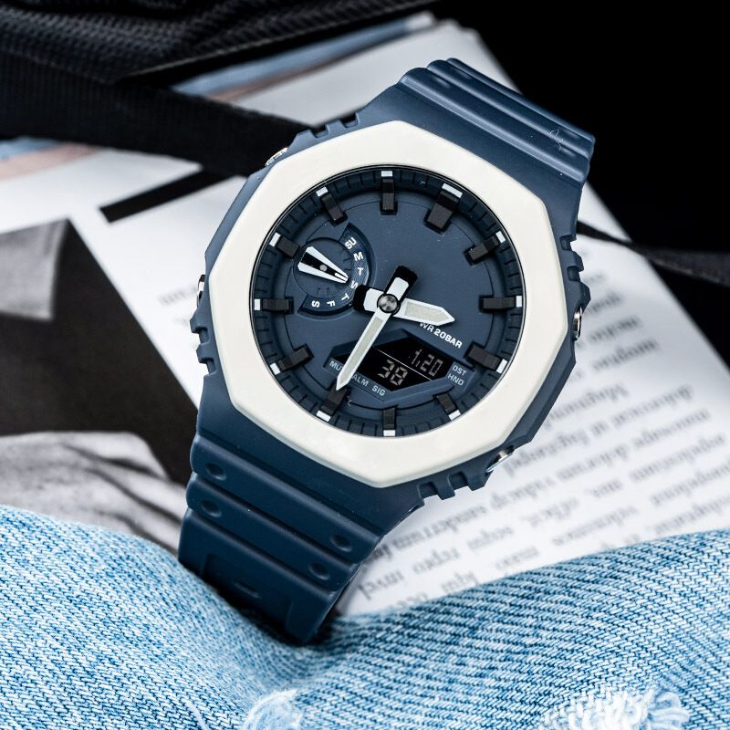 【2YEARS WARRANTY】GShock Octagonal Oak GA-2110ET-2A shockproof Military Waterproof Sport LED Digital Quartz Men Watch