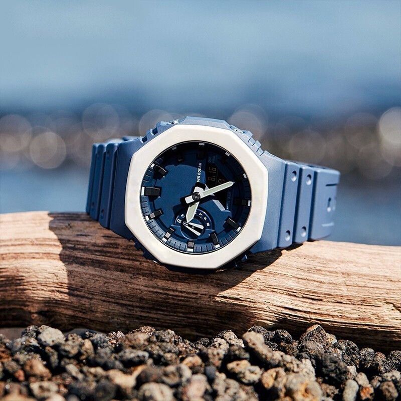 【2YEARS WARRANTY】GShock Octagonal Oak GA-2110ET-2A shockproof Military Waterproof Sport LED Digital Quartz Men Watch