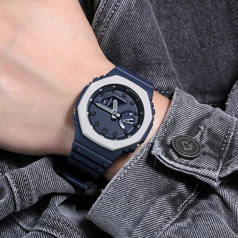 【2YEARS WARRANTY】GShock Octagonal Oak GA-2110ET-2A shockproof Military Waterproof Sport LED Digital Quartz Men Watch