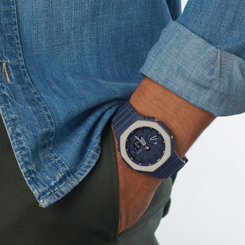 【2YEARS WARRANTY】GShock Octagonal Oak GA-2110ET-2A shockproof Military Waterproof Sport LED Digital Quartz Men Watch