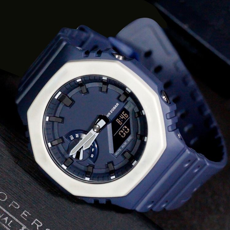 【2YEARS WARRANTY】GShock Octagonal Oak GA-2110ET-2A shockproof Military Waterproof Sport LED Digital Quartz Men Watch