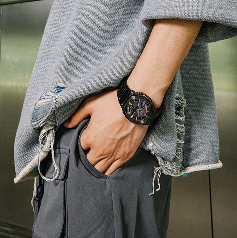 【2YEARS WARRANTY】GShock Octagonal Oak GM-B2100BPC-1A shockproof Military Waterproof Sport LED Digital Quartz Men Watch