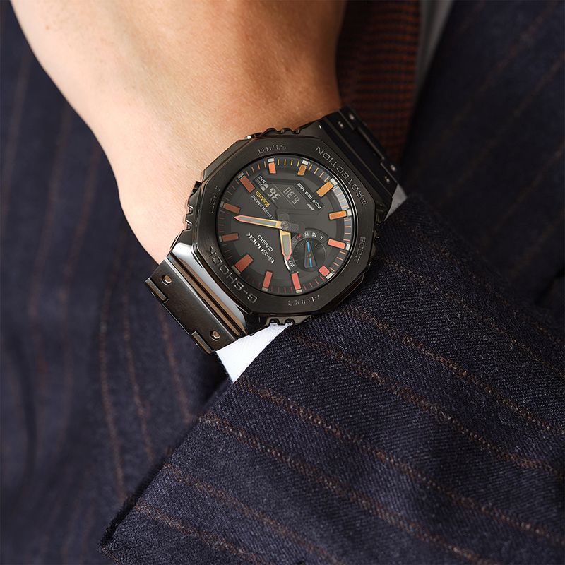 【2YEARS WARRANTY】GShock Octagonal Oak GM-B2100BPC-1A shockproof Military Waterproof Sport LED Digital Quartz Men Watch