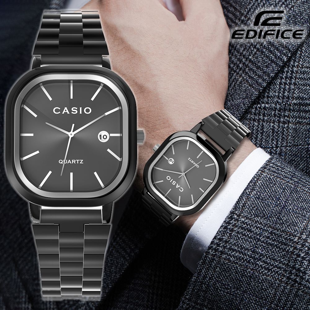 【2YEARS WARRANTY】Casio Watch for Men Waterproof Quartz Watch Stainless Steel Date Luminous Luxury Business Casual Watch A138