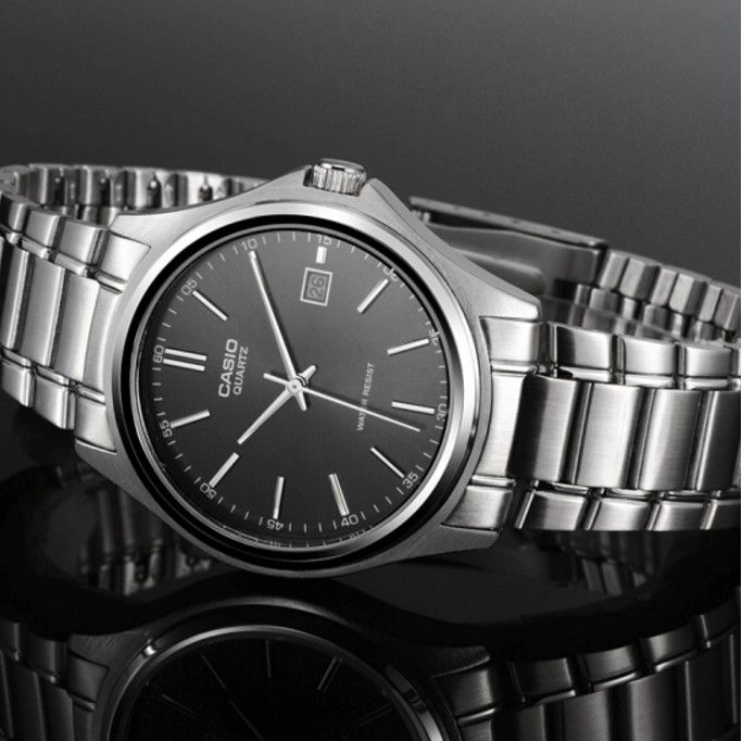 【2YEARS WARRANTY】Casio Watch for Men Waterproof Quartz Watch Stainless Steel Date Luminous Luxury Business Casual Watch MTP-1183-1A