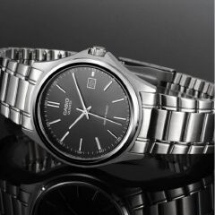 【2YEARS WARRANTY】Casio Watch for Men Waterproof Quartz Watch Stainless Steel Date Luminous Luxury Business Casual Watch MTP-1183-1A