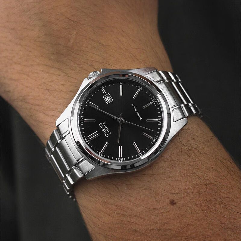 【2YEARS WARRANTY】Casio Watch for Men Waterproof Quartz Watch Stainless Steel Date Luminous Luxury Business Casual Watch MTP-1183-1A