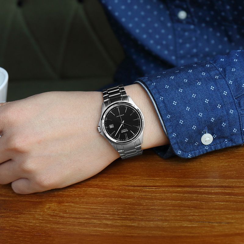 【2YEARS WARRANTY】Casio Watch for Men Waterproof Quartz Watch Stainless Steel Date Luminous Luxury Business Casual Watch MTP-1183-1A