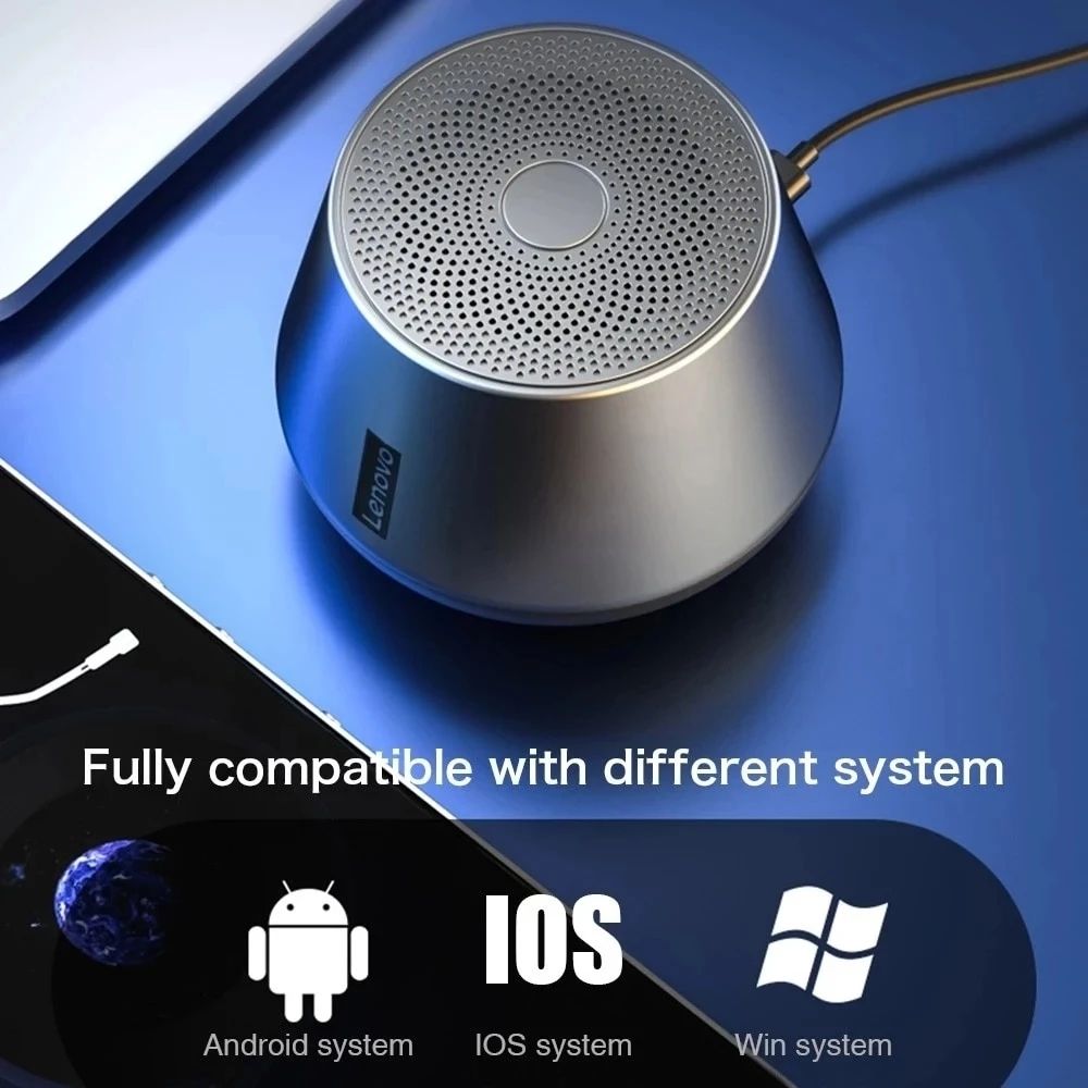 Lenovo K30/K3 Pro Portable Bluetooth Wireless Speaker Waterproof USB Outdoor Loudspeaker Music Surround Bass Box Speakers