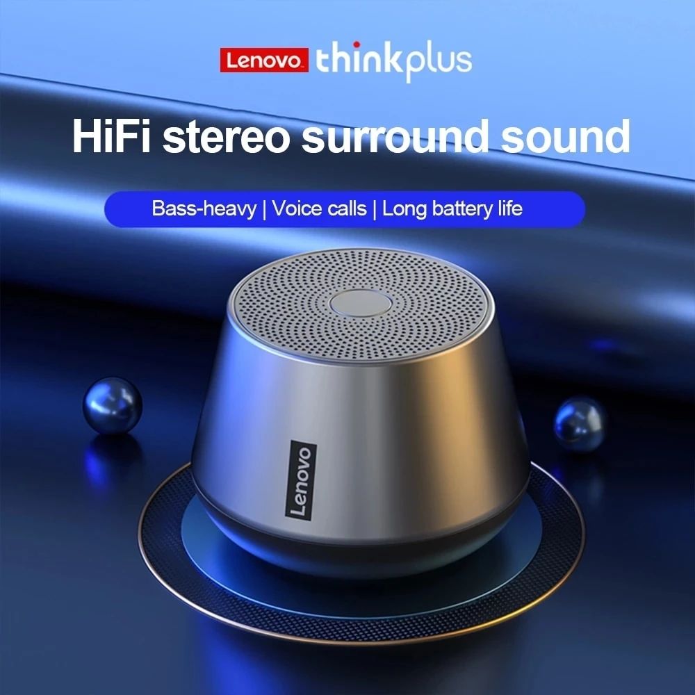 Lenovo K30/K3 Pro Portable Bluetooth Wireless Speaker Waterproof USB Outdoor Loudspeaker Music Surround Bass Box Speakers