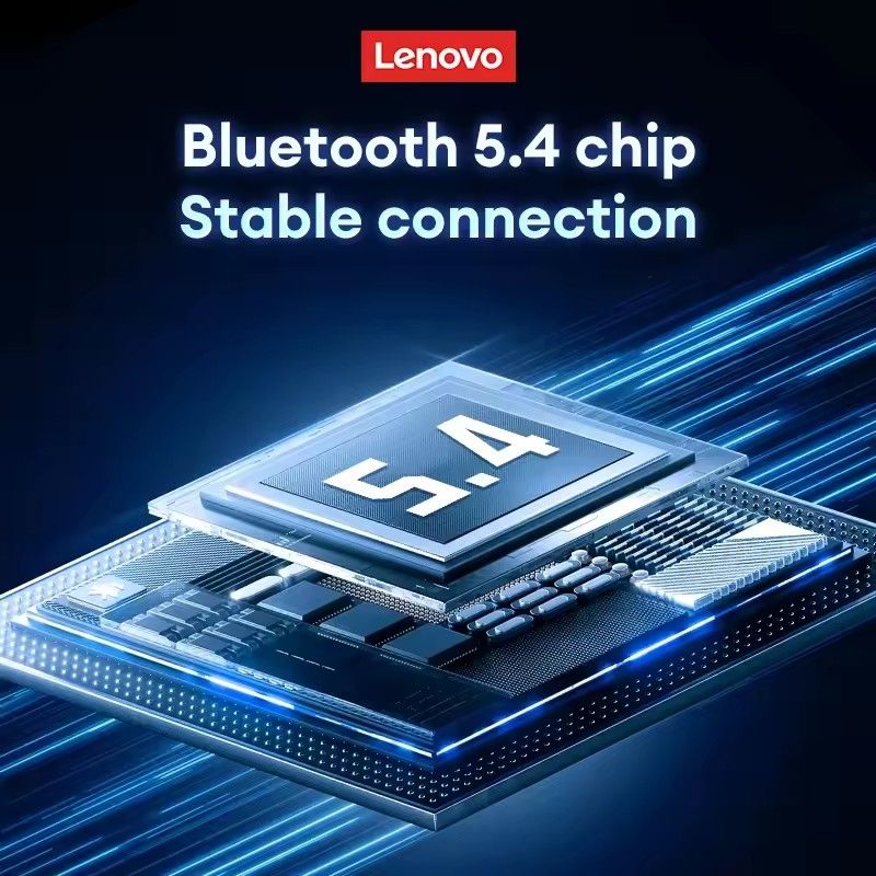 New Lenovo XT53 Wireless Bluetooth 5.4 Earphones LED Digital Display Waterproof Earbuds Noise Cancelling Gaming Headset