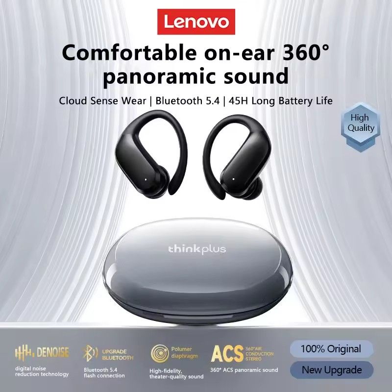 Lenovo XT55 OWS Bluetooth Sports Earphones Ultra Low Latency Gaming Headsets Stereo Music Earbuds Wireless Headphones