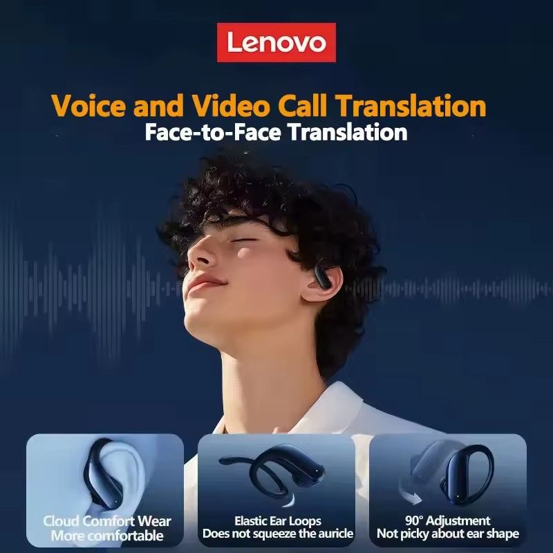 Lenovo XT55 OWS Bluetooth Sports Earphones Ultra Low Latency Gaming Headsets Stereo Music Earbuds Wireless Headphones