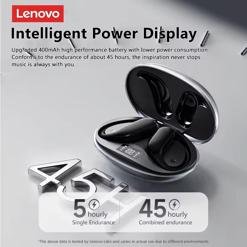Lenovo XT55 OWS Bluetooth Sports Earphones Ultra Low Latency Gaming Headsets Stereo Music Earbuds Wireless Headphones