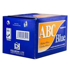 Polmerk ABC Blue Stain Remover_Makes White Clothes Whiter-36 B Cubes in 6 Sachets,is the best and safest way to keep white fabrics really white and colored fabrics bright as new.