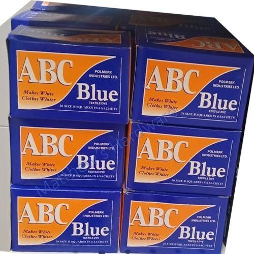 Polmerk ABC Blue Stain Remover_Makes White Clothes Whiter-36 B Cubes in 6 Sachets,is the best and safest way to keep white fabrics really white and colored fabrics bright as new.