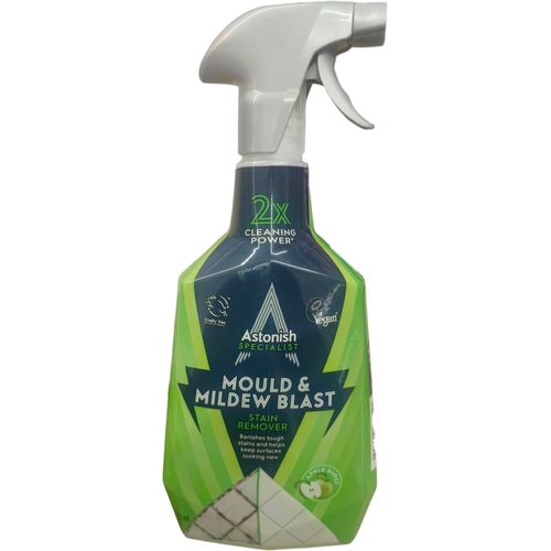 Astonish Mould & Mildew Blast Stain Remover 750ml-Effectively removes mould and mildew stains in minutes so that no scrubbing is required! Simply spray, leave and wipe clean.