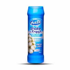 Duzzit  Shake & Fresh Carpet Odour Neutraliser Fresh Linen 500G- This easy-to-use product eliminates bad odors and musty scents, leaving your home smelling great.