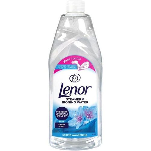 Lenor Steamer&Ironing Water Fresh Scent Spring Awakening 1 Litre-A perfect combination of Lenor Summer Breeze fragrance that makes ironing easier and protects your iron and steamer from limescale buil